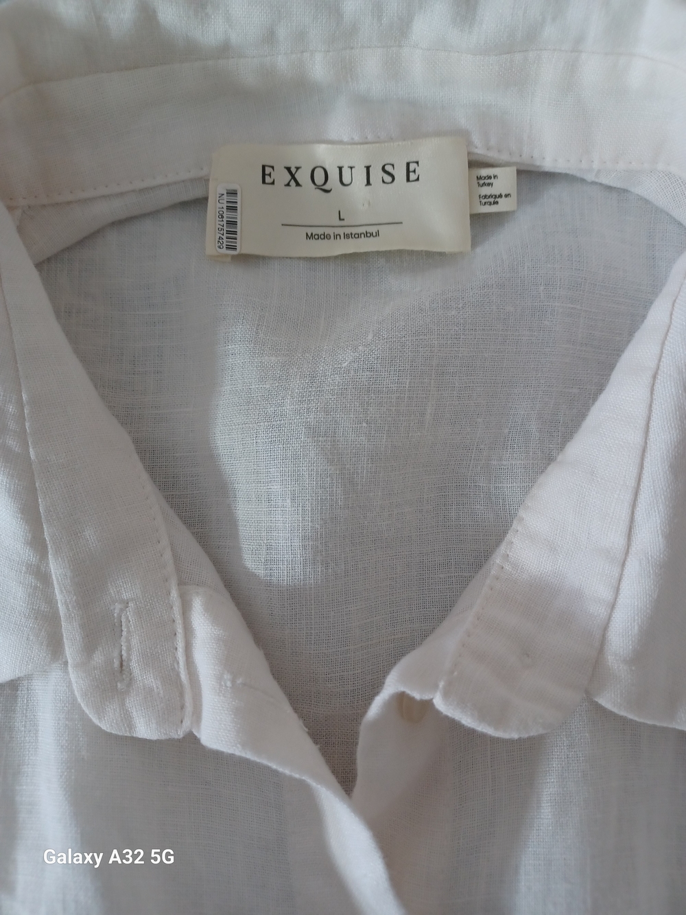 Exquise Anthropologie Tobie Linen Pleated Maxi Shirt Dress - Size L - Picture 6 of 7